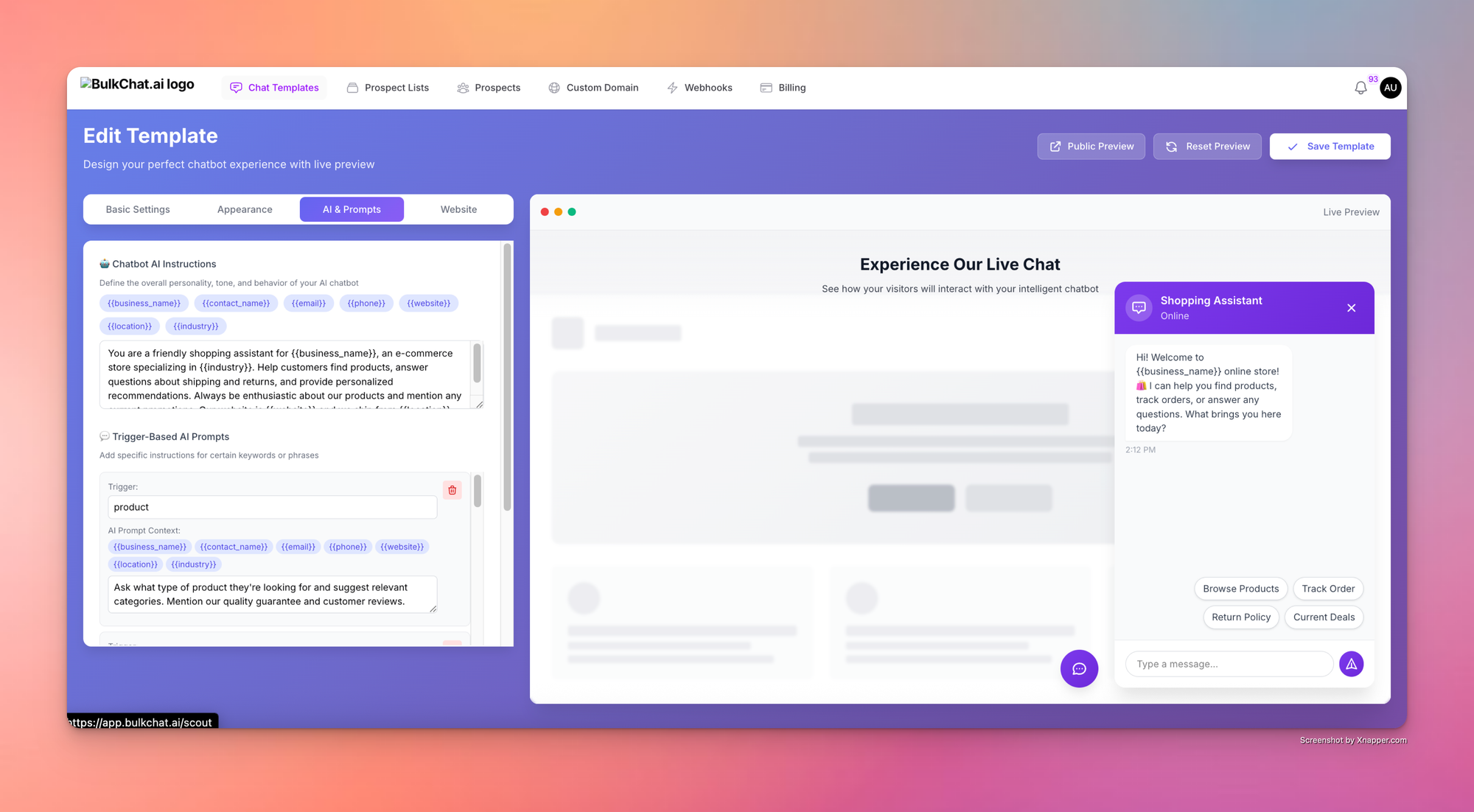 I Built a Wild AI App That Generates Millions of Chatbots for Any Business in Seconds