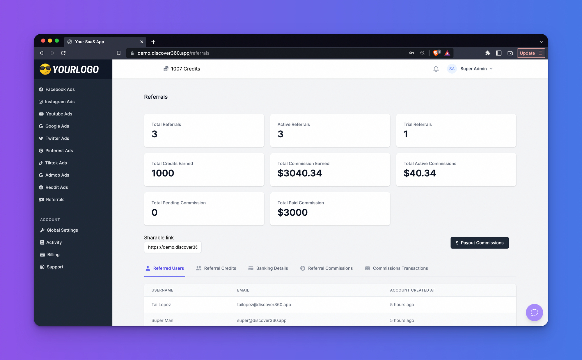 Full-fledged Native Affiliate System 💰