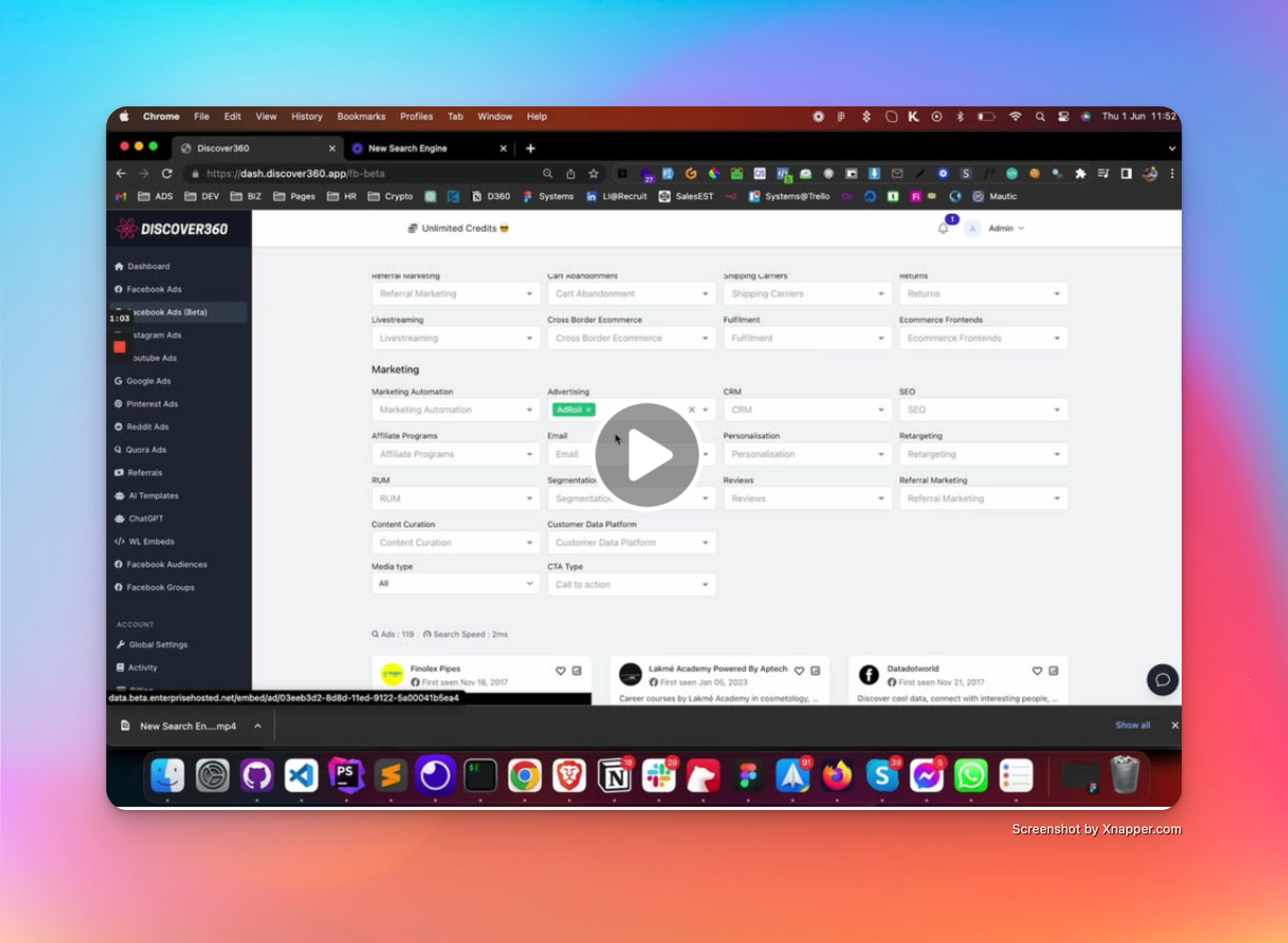 We track over 4000 web technologies across 1+ Billion Ads and 8+ Ad Platforms with AI deeply integrated on multiple levels 🎉