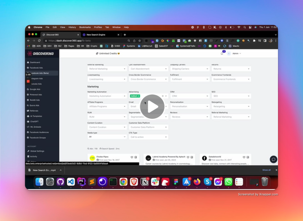 We track over 4000 web technologies across 1+ Billion Ads and 8+ Ad Platforms with AI deeply integrated on multiple levels 🎉